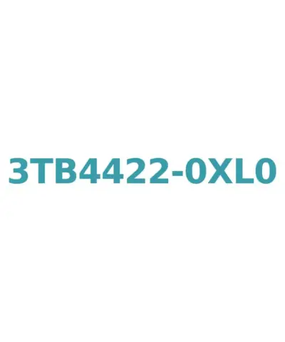Siemens 3TB4422-0XL0 Contactor: AC 50 Hz, 125/127 V, 32A, 15 kW, Size 2 with 1 NO + 1 NC Auxiliary Contacts