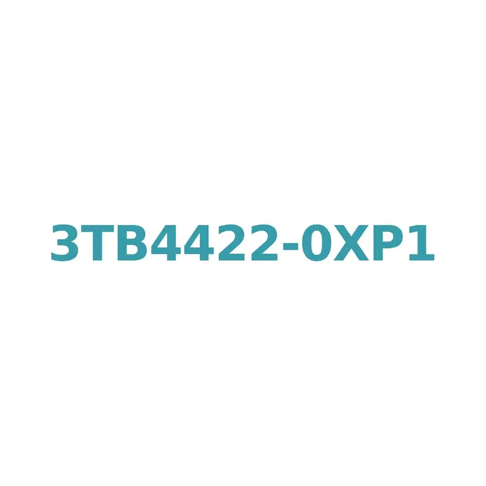 Siemens 3TB4422-0XP1 Contactor AC 60Hz, 240V, 32A, 15kW, 1 NO + 1 NC Auxiliary Contacts, Size 2 Original Brand New 1 Siemens 3TB4422-0XP1 Contactor AC 60Hz, 240V, 32A, 15kW, 1 NO + 1 NC Auxiliary Contacts, Size 2