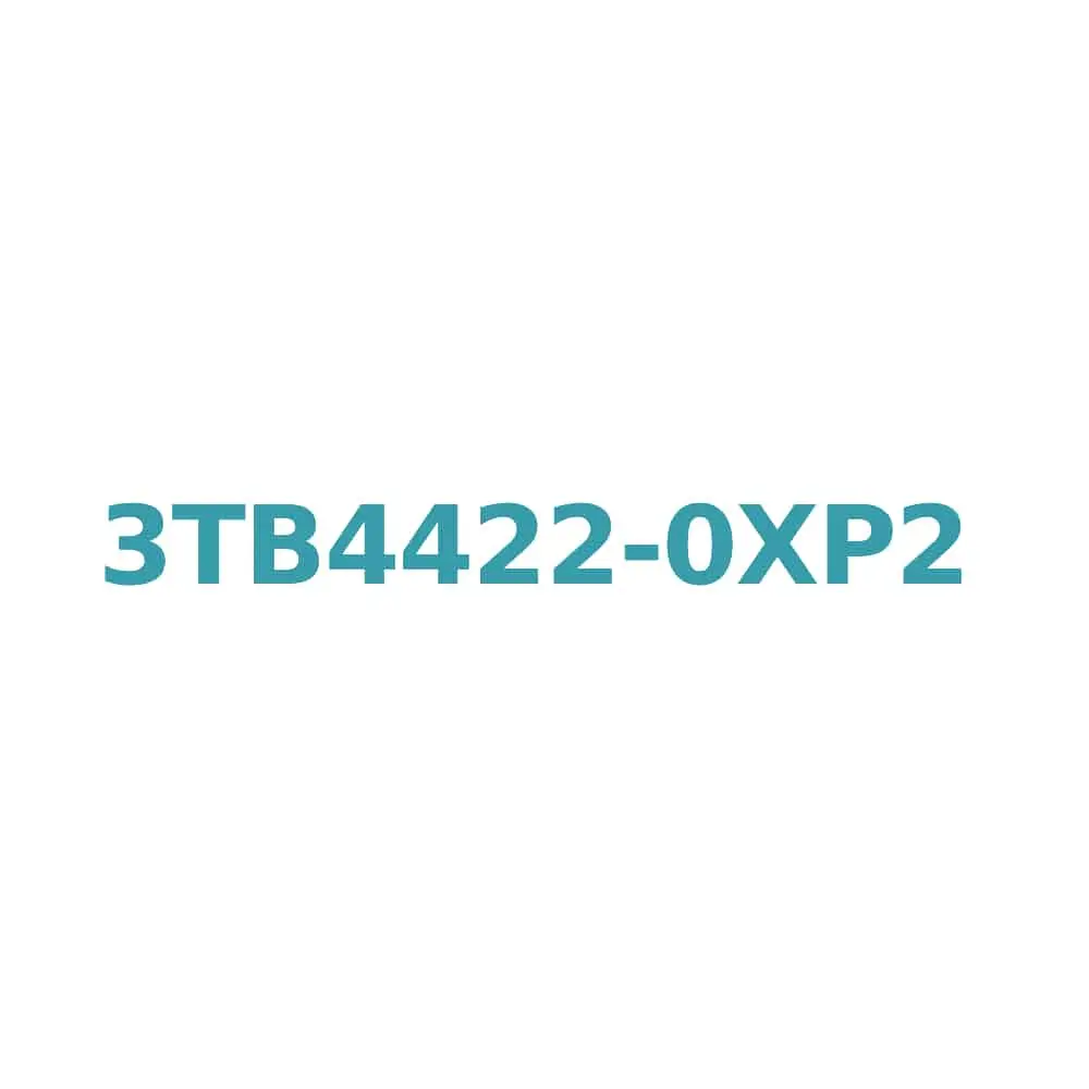 Siemens 3TB4422-0XP2 Contactor: 240V, 32A, 15kW, 1NO+1NC, Size 2 - Screw Terminals Original Brand New 1 Siemens 3TB4422-0XP2 Contactor: 240V, 32A, 15kW, 1NO+1NC, Size 2 - Screw Terminals