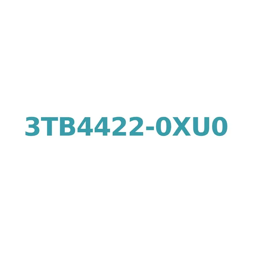 Siemens 3TB4422-0XU0 Contactor AC 50 Hz, 240V Coil, 32A, 15kW, 1 NO + 1 NC Aux Contact Original Brand New 1 Siemens 3TB4422-0XU0 Contactor AC 50 Hz, 240V Coil, 32A, 15kW, 1 NO + 1 NC Aux Contact