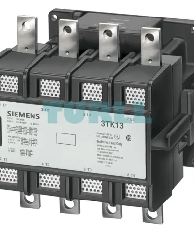 Siemens 3TK1542-0AF0 4-Pole AC-1 Contactor, 800A, 110V AC / 120V AC Coil, 4 NO + 2 NO/2 NC Aux Contact
