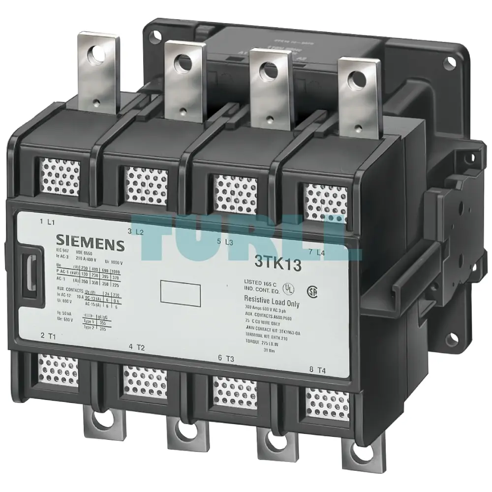 Siemens 3TK1742-0AP0 AC-1 Contactor 4-Pole, 1000A, 220-240V AC Coil, 4 NO Main Original Brand New 1 Siemens 3TK1742-0AP0 AC-1 Contactor 4-Pole, 1000A, 220-240V AC Coil, 4 NO Main