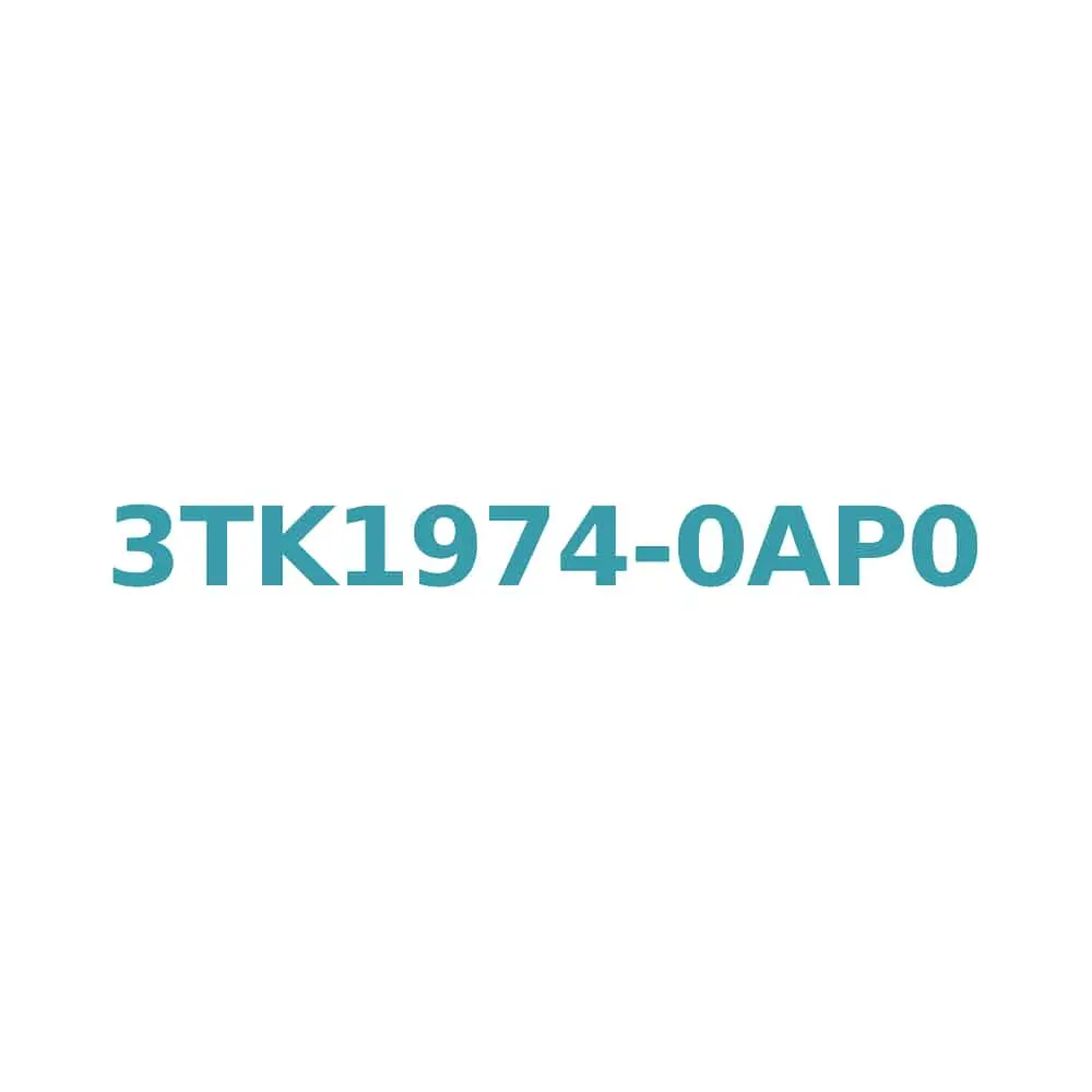 Siemens 3TK1974-0AP0 Coil for 3TK14, 3TK15, 3TK17 Safety Relays 220-230V AC 50Hz / 240V AC 60Hz Original Brand New 1 Siemens 3TK1974-0AP0 Coil for 3TK14, 3TK15, 3TK17 Safety Relays 220-230V AC 50Hz / 240V AC 60Hz