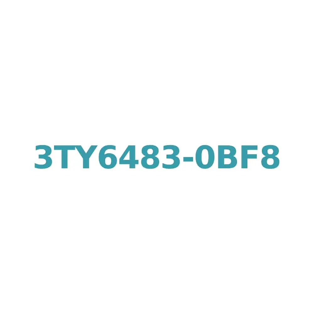 Siemens 3TY6483-0BF8 Contactor Magnet Coil 100V DC For 3TB47, 3TB48, 3TC48 Original Brand New 1 Siemens 3TY6483-0BF8 Contactor Magnet Coil 100V DC For 3TB47, 3TB48, 3TC48