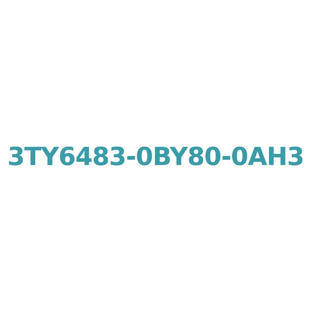 Siemens 3TY6483-0BY80-0AH3 Magnet Coil for Contactors 3TB47, 3TB48, 3TC48, 115V DC Original Brand New 1 Siemens 3TY6483-0BY80-0AH3 Magnet Coil for Contactors 3TB47, 3TB48, 3TC48, 115V DC