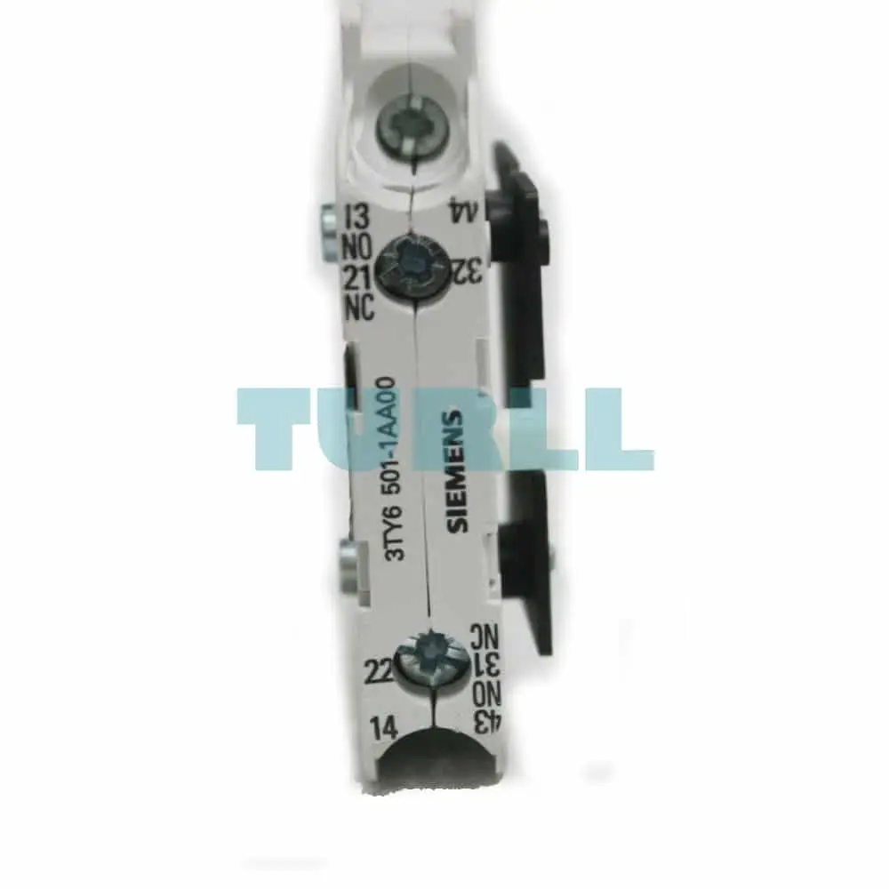 Siemens 3TY6501-1AA00 Auxiliary Switch Block For 3TB44-50, 3TC4 Contactors, Side Mount Original Brand New 3 Siemens 3TY6501-1AA00 Auxiliary Switch Block For 3TB44-50, 3TC4 Contactors, Side Mount