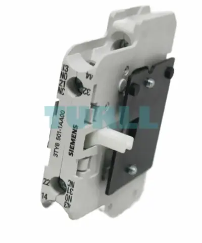 Siemens 3TY6501-1AA00 Auxiliary Switch Block For 3TB44-50, 3TC4 Contactors, Side Mount