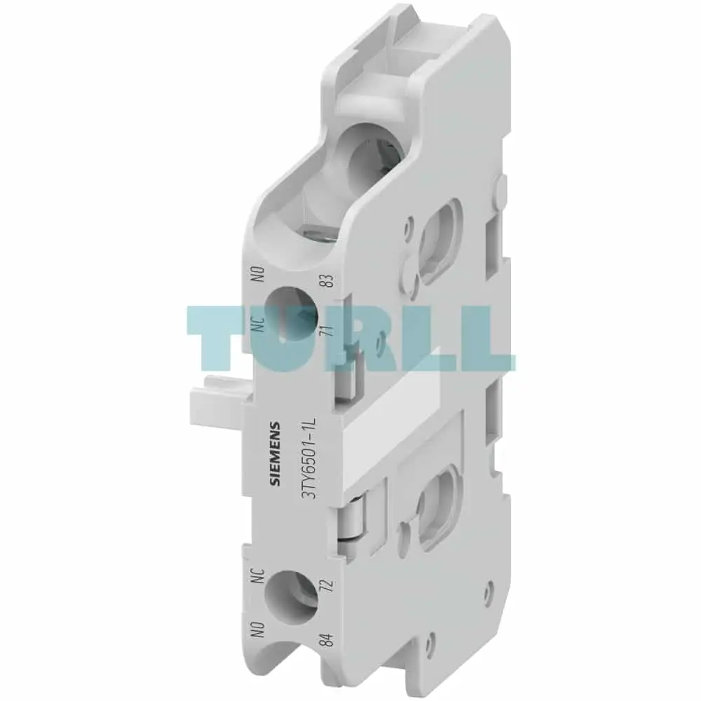 Siemens 3TY6501-1L 2nd Auxiliary Switch Block for 3TB46-3TB50 Contactor (Right-Side Mount) Original Brand New 1 Siemens 3TY6501-1L 2nd Auxiliary Switch Block for 3TB46-3TB50 Contactor (Right-Side Mount)