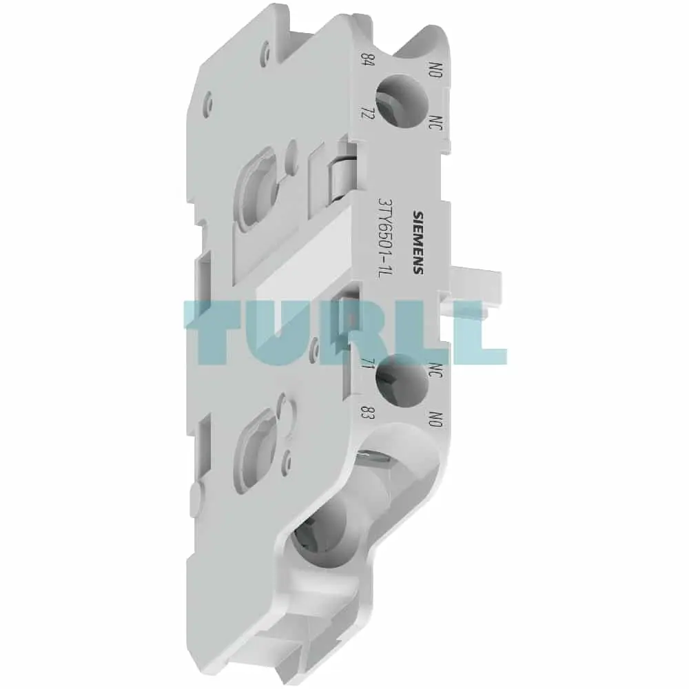 Siemens 3TY6501-1L 2nd Auxiliary Switch Block for 3TB46-3TB50 Contactor (Right-Side Mount) Original Brand New 3 Siemens 3TY6501-1L 2nd Auxiliary Switch Block for 3TB46-3TB50 Contactor (Right-Side Mount)