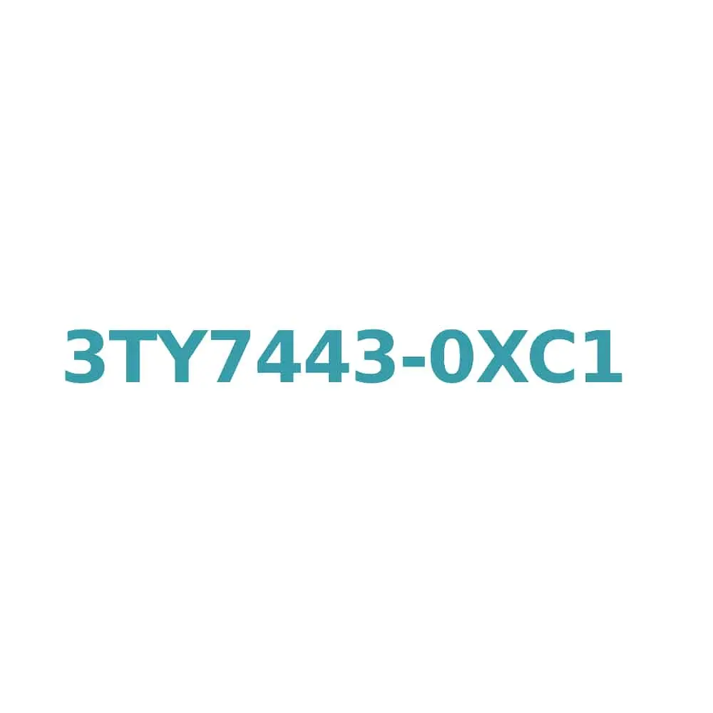 Siemens 3TY7443-0XC1 Contactor Coil 24V AC (60Hz) / 20V AC (50Hz) Spare Part for 3TF34-35 & 3TF44-45 Original Brand New 1 Siemens 3TY7443-0XC1 Contactor Coil 24V AC (60Hz) / 20V AC (50Hz) Spare Part for 3TF34-35 & 3TF44-45