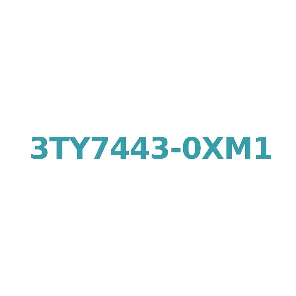 Siemens 3TY7443-0XM1 Contactor Coil, 208V AC (60Hz) / 173V AC (50Hz) For 3TF34-35 & 3TF44-45 Original Brand New 1 Siemens 3TY7443-0XM1 Contactor Coil, 208V AC (60Hz) / 173V AC (50Hz) For 3TF34-35 & 3TF44-45
