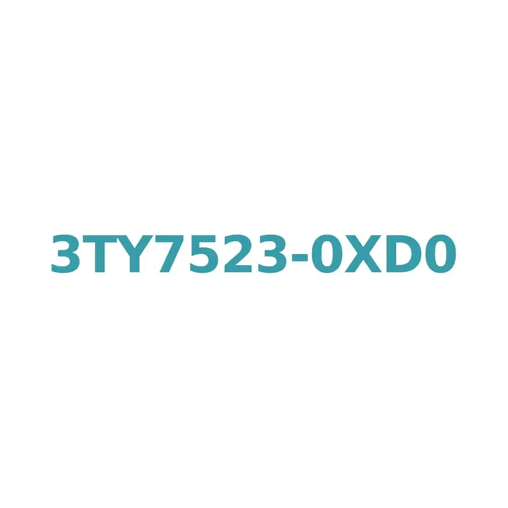 Siemens 3TY7523-0XD0 Contactor Spare Part Coil 42V AC (50 Hz) / 50V AC (60 Hz) for 3TF52/53 Original Brand New 1 Siemens 3TY7523-0XD0 Contactor Spare Part Coil 42V AC (50 Hz) / 50V AC (60 Hz) for 3TF52/53
