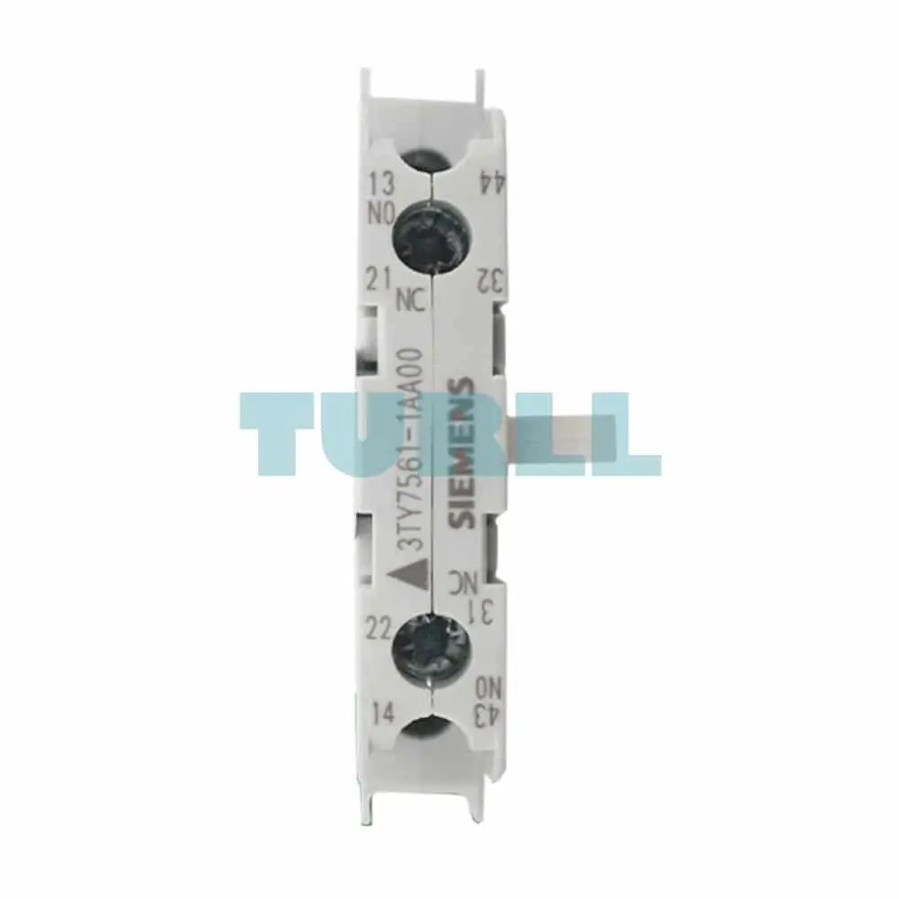 Siemens 3TY7561-1AA00 Auxiliary Switch Block Size 2-14 Original Brand New 1 Siemens 3TY7561-1AA00 Auxiliary Switch Block Size 2-14