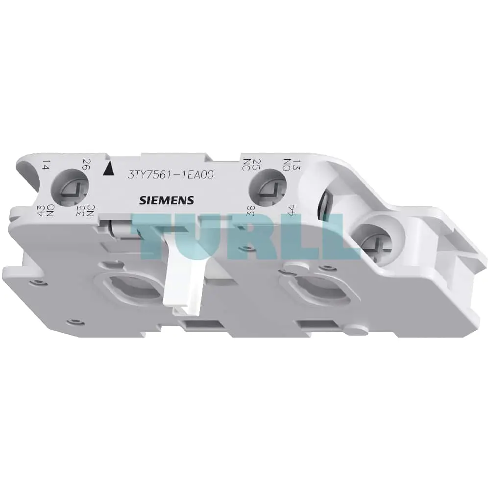 Siemens 3TY7561-1EA00 Auxiliary Switch, 1 NO + 1 NC Overlapping for 3TF6 Contactor Original Brand New 4 Siemens 3TY7561-1EA00 Auxiliary Switch, 1 NO + 1 NC Overlapping for 3TF6 Contactor