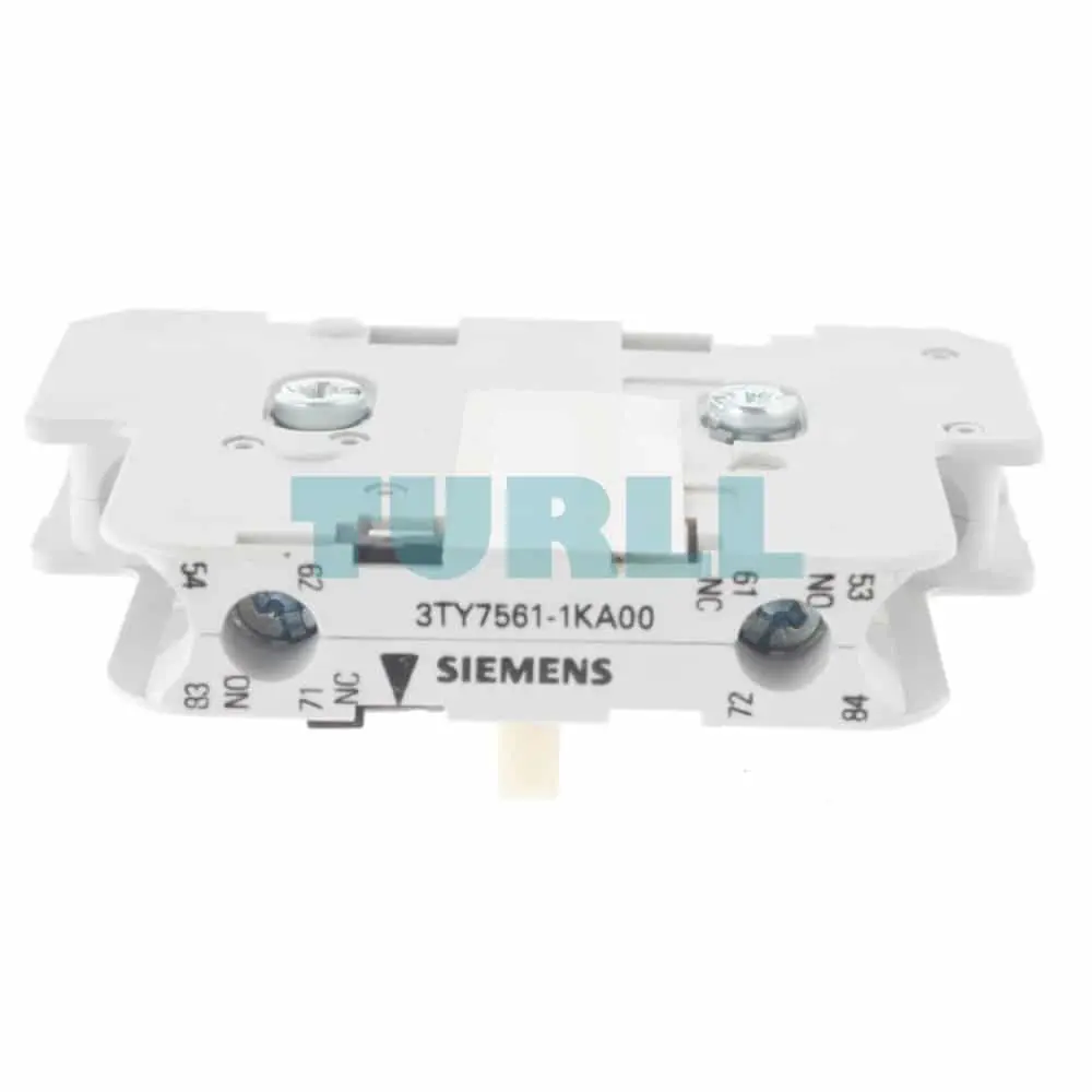 Siemens 3TY7561-1KA00 Auxiliary Switch Block Size 3-12 DIN Rail Mount Original Brand New 1 Siemens 3TY7561-1KA00 Auxiliary Switch Block Size 3-12 DIN Rail Mount