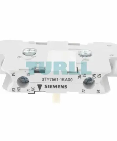 Siemens 3TY7561-1KA00 Auxiliary Switch Block Size 3-12 DIN Rail Mount