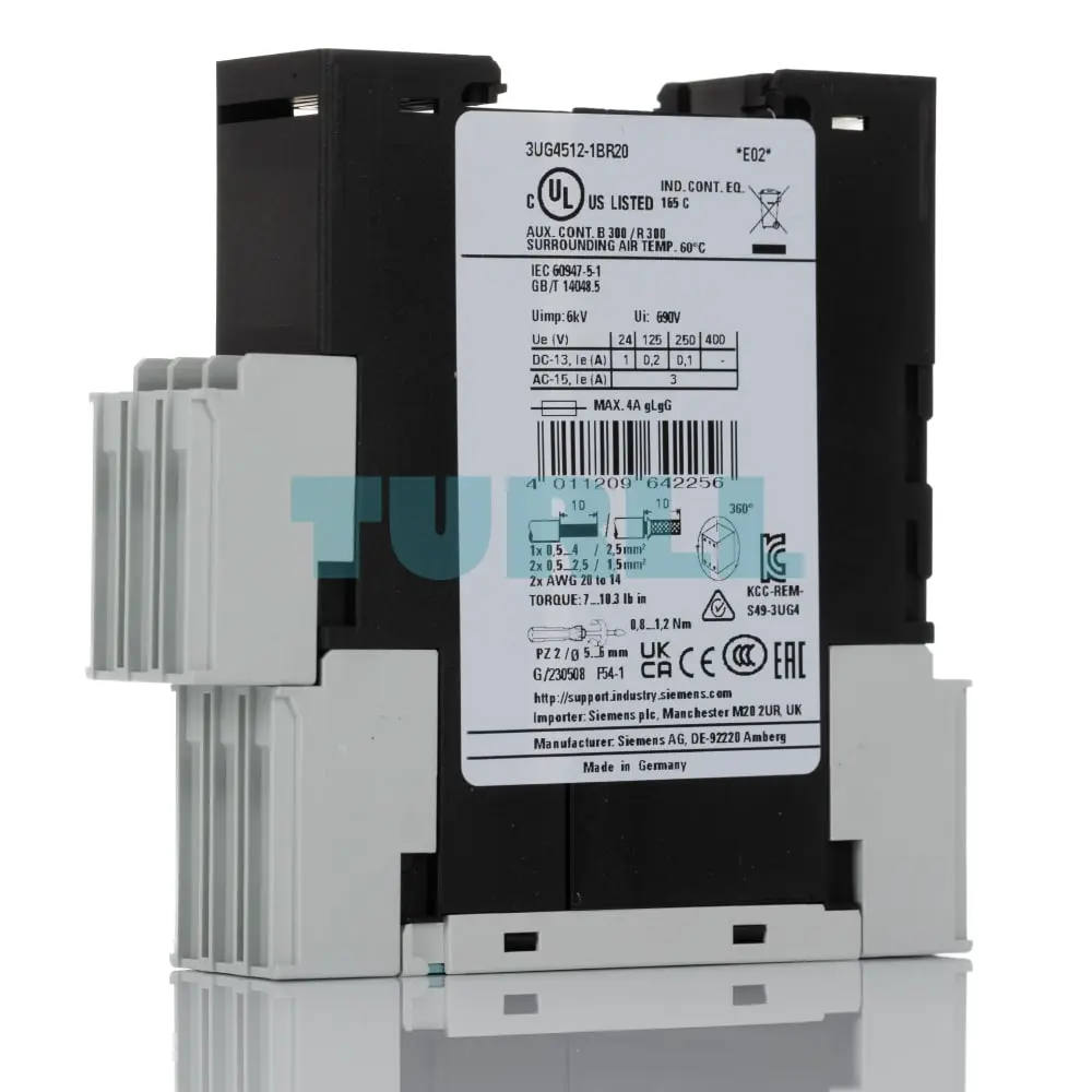 3UG4512-1BR20 Siemens Line Monitoring Original Brand New 3 3UG4512-1BR20 Siemens Line Monitoring