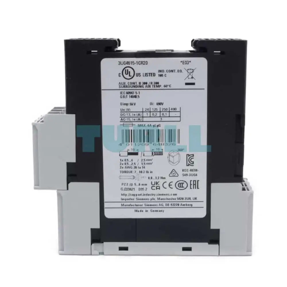 3UG4615-1CR20 Siemens Line Monitoring Original Brand New 4 3UG4615-1CR20 Siemens Line Monitoring