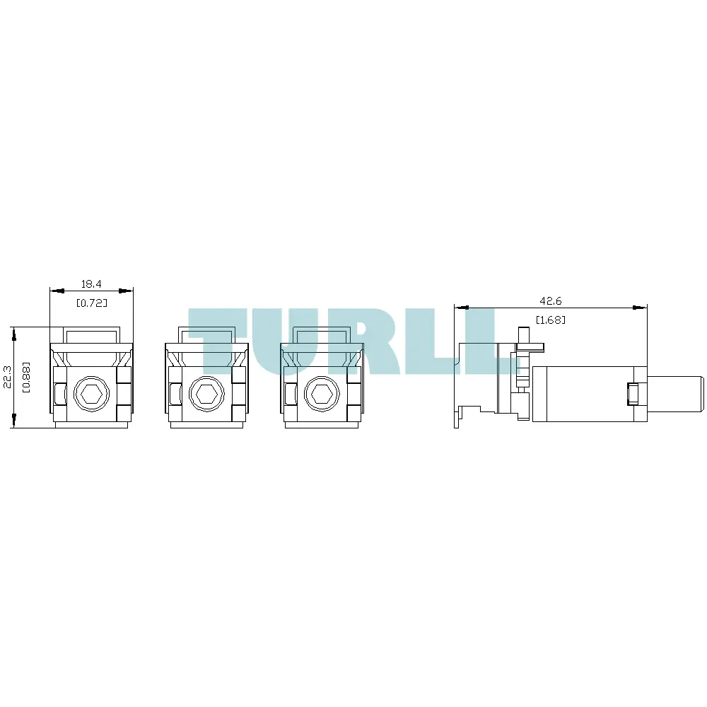Siemens 3VA9133-0JA11 Box Terminal Accessory (3 Units) for 3VA51 Circuit Breakers