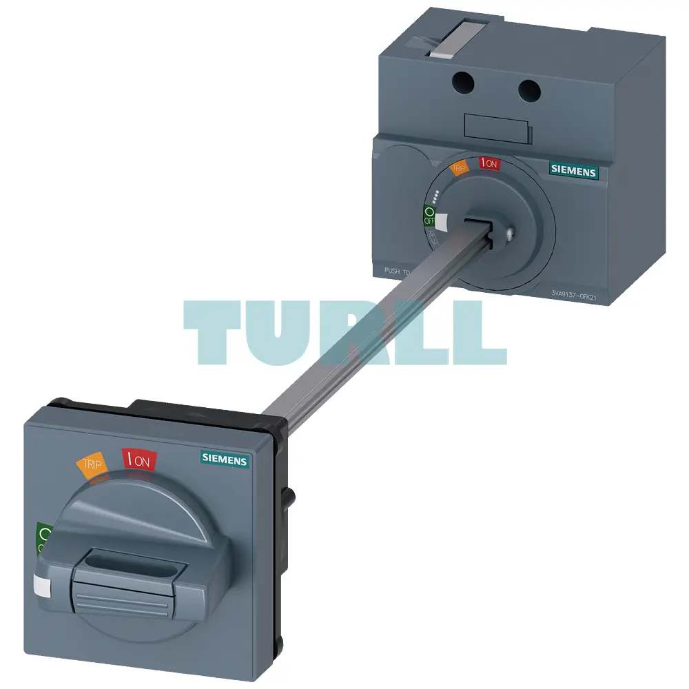 Siemens 3VA9137-0FK21 Door Mounted Rotary Operator (IP65) for 3VA51 Series