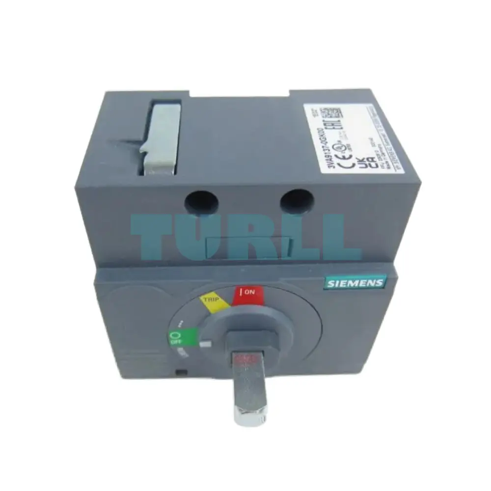 Siemens 3VA9137-0GK00 Rotary Operator with Shaft Stub for 3VA51, 8UC Retrofit Accessory