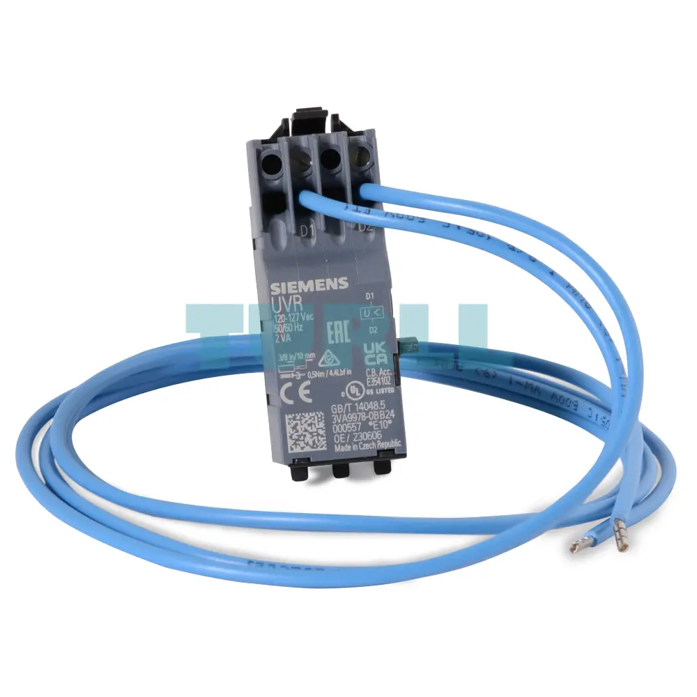 Siemens 3VA9978-0BB24 Undervoltage Release (UVR), 120-127 V AC, 50/60 Hz