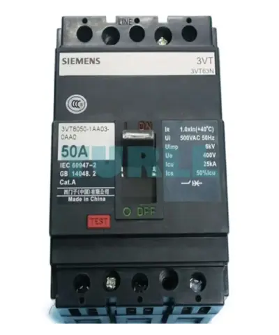 3VT8050-1AA03-0AA0 Siemens Circuit Breaker VT63 Original Brand New