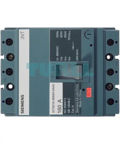 3VT8208-1AA04-0AA0 Siemens Circuit Breaker VT160 Original Brand New