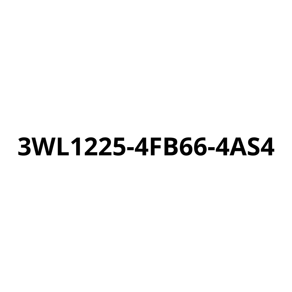 3WL1225-4FB66-4AS4 Siemens Draw-out Circuit Breaker Original Brand New 1 3WL1225-4FB66-4AS4 Siemens Draw-out Circuit Breaker Original Brand New
