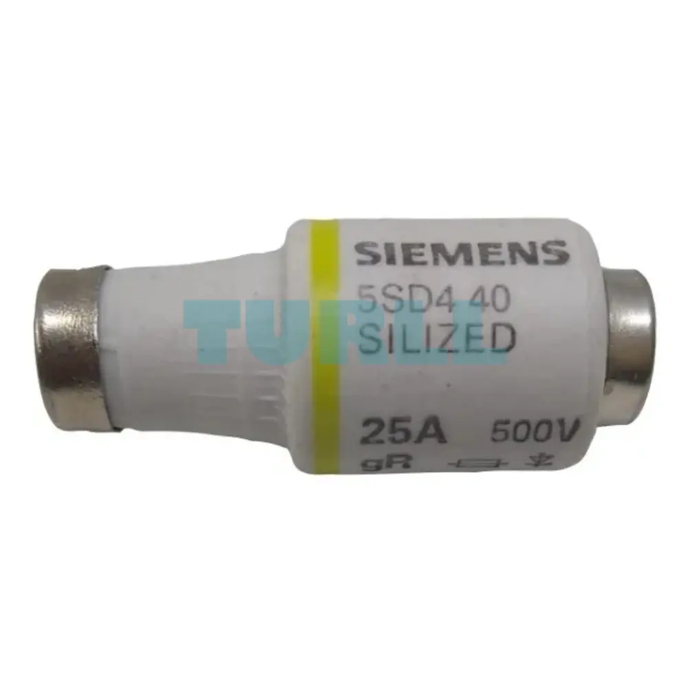 Siemens 5SD440 SILIZED Fuse Link 500V Quick-Acting DII E27 25A for Semiconductor Protection