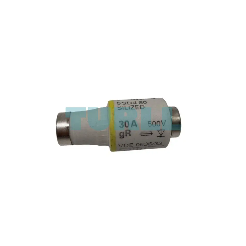 Siemens 5SD480 SILIZED Fuse Link, 500V, 30A, Quick-Acting, Size DI