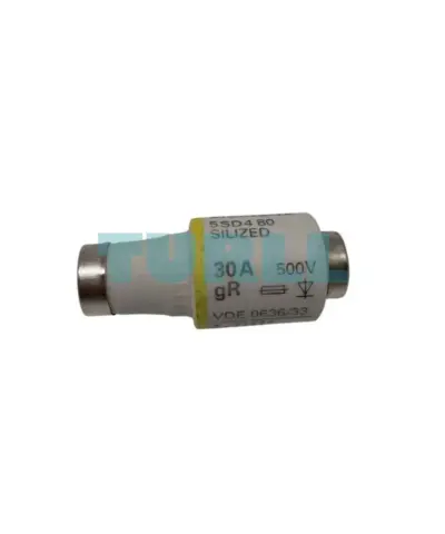 Siemens 5SD480 SILIZED Fuse Link, 500V, 30A, Quick-Acting, Size DI
