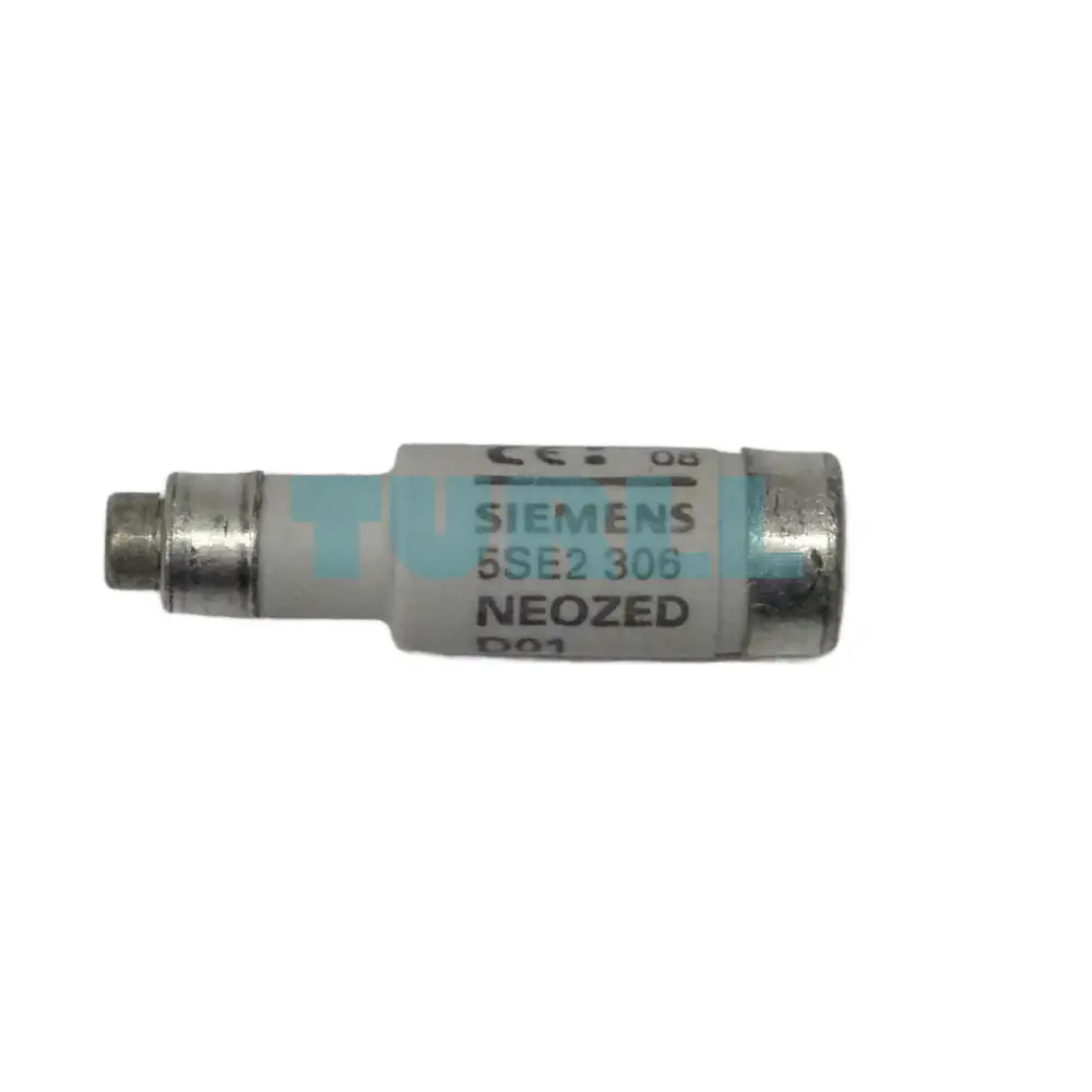 Siemens 5SE2306 NEOZED Fuse-Link, Size D01, 6A, gG Application, 400V AC / 250V DC