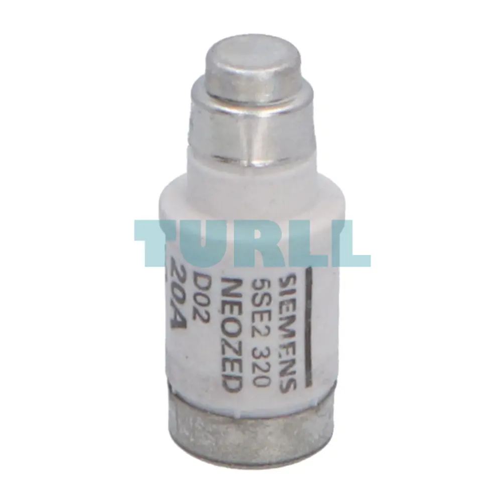 Siemens 5SE2320 NEOZED Fuse-Link D02, 20A, gG, 400V AC / 250V DC