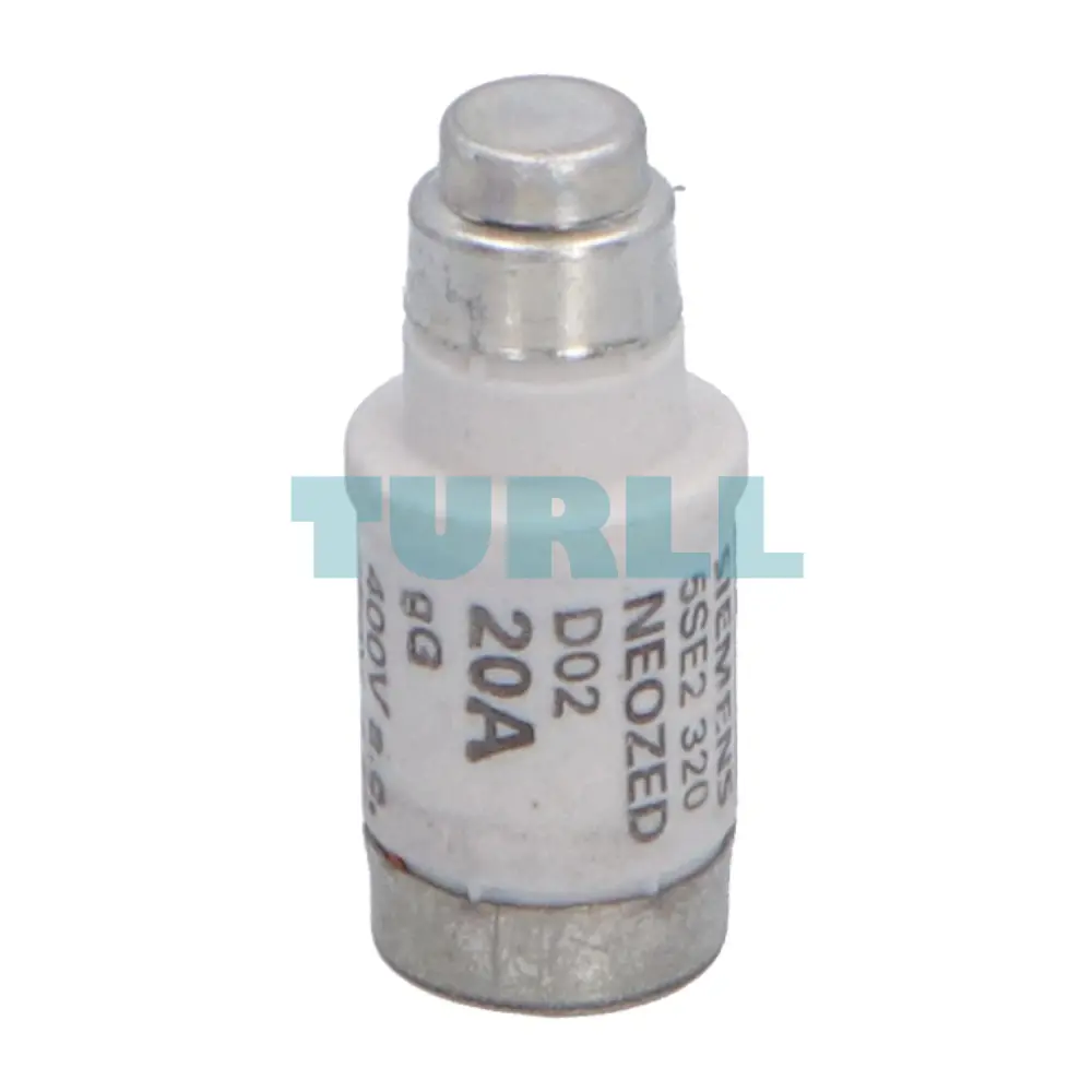 Siemens 5SE2320 NEOZED Fuse-Link D02, 20A, gG, 400V AC / 250V DC