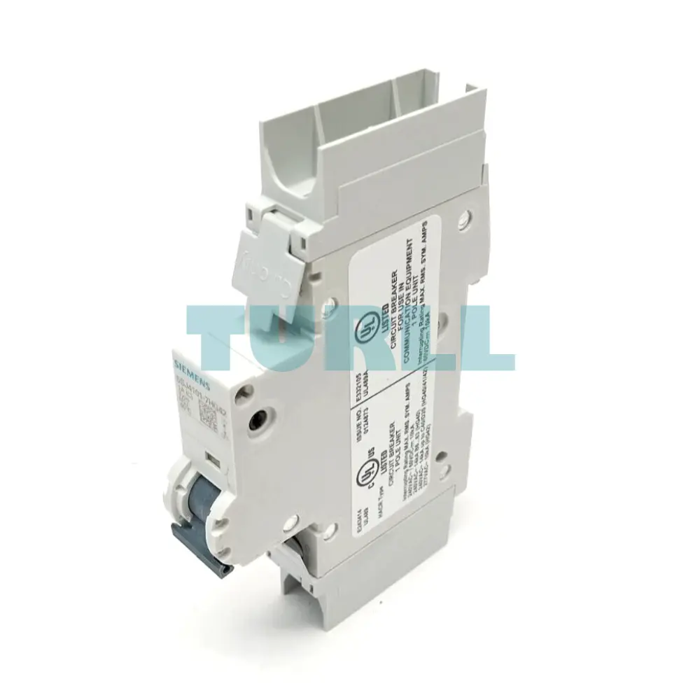 Siemens 5SJ4101-7HG42 Circuit Breaker 10kA, 1-Pole, C Curve, 1A, UL 489 Compliant