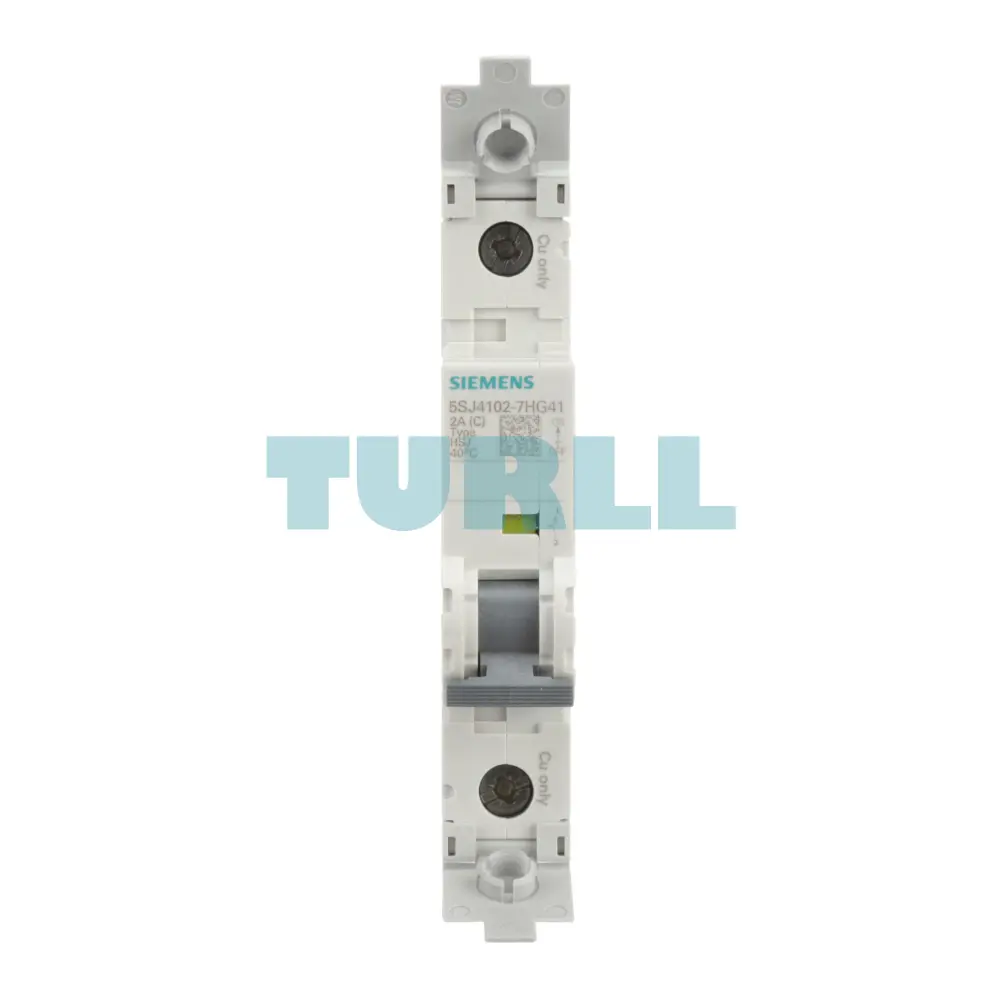 Siemens 5SJ4102-7HG41 Miniature Circuit Breaker 240V, 14kA, 1-Pole, C-Curve, 2A, UL 489
