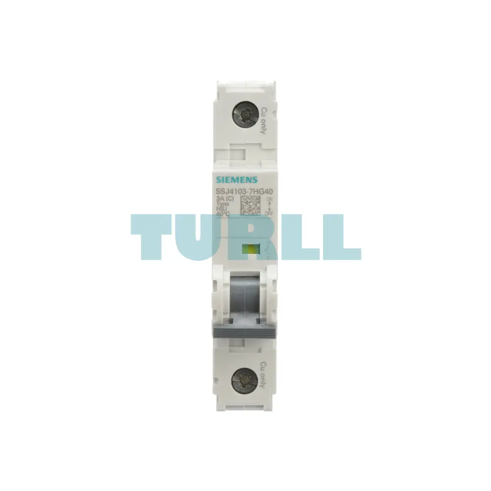 Siemens 5SJ4103-7HG40 Sentron Miniature Circuit Breaker 1-Pole, 3A, Class C, 240V, 14kA