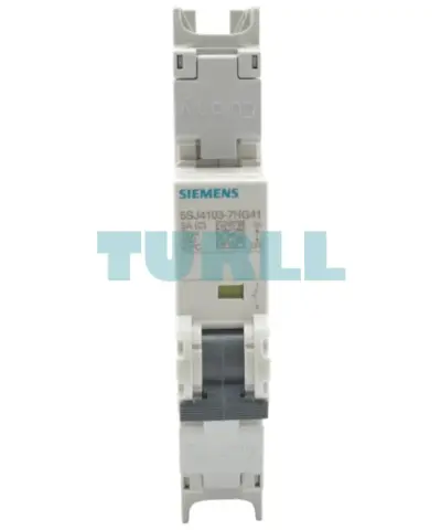 Siemens 5SJ4103-7HG41 Miniature Circuit Breaker 240V 14kA, 1-Pole, C, 3A, UL 489 Compliant