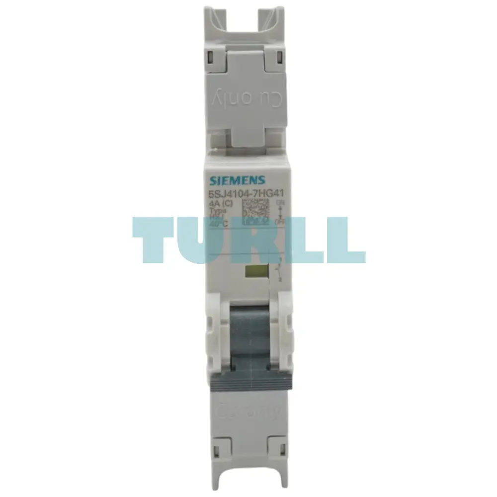 Siemens 5SJ4104-7HG41 Miniature Circuit Breaker 4A, 1-Pole, 240V, C-Curve, UL 489