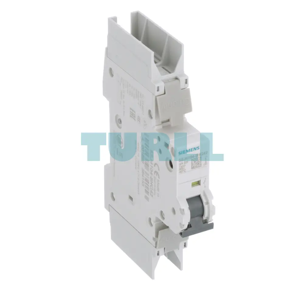 Siemens 5SJ4104-8HG42 Circuit Breaker 10kA, 1-Pole, D-Curve, 4A, UL 489, 277V