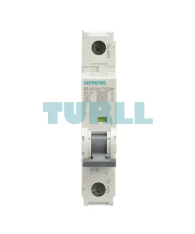 Siemens 5SJ4106-7HG40 Miniature Circuit Breaker 1-Pole, 6 Amp, C-Curve, 240V, 14kA