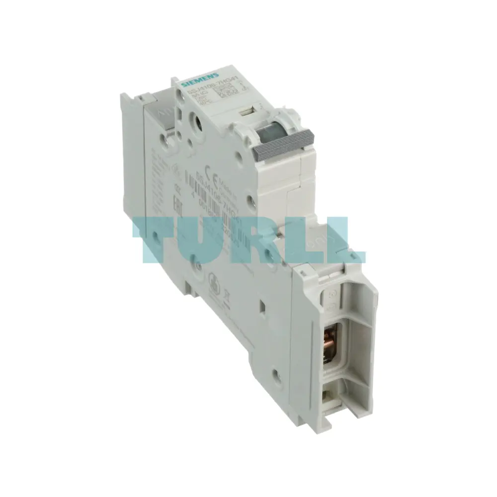 Siemens 5SJ4106-7HG41 Sentron Miniature Circuit Breaker 1-Pole, 6 Amp, Type C, UL 489 Rated