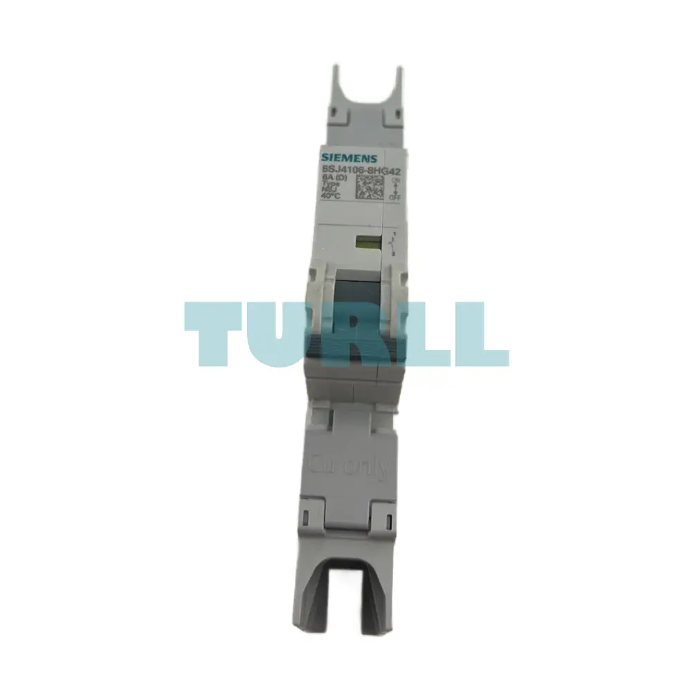 Siemens 5SJ4106-8HG42 Circuit Breaker 10kA, 1-Pole, D Curve, 6A, UL 489 277V