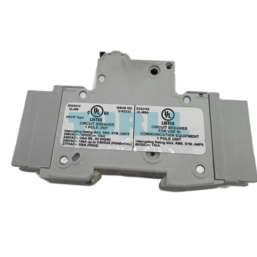 Siemens 5SJ4106-8HG42 Circuit Breaker 10kA, 1-Pole, D Curve, 6A, UL 489 277V