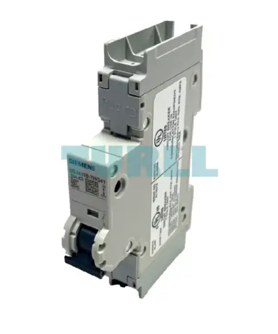 Siemens 5SJ4110-7HG41 Miniature Circuit Breaker 1-Pole, 10A, C-Curve, 240V, 14kA, UL 489 Certified