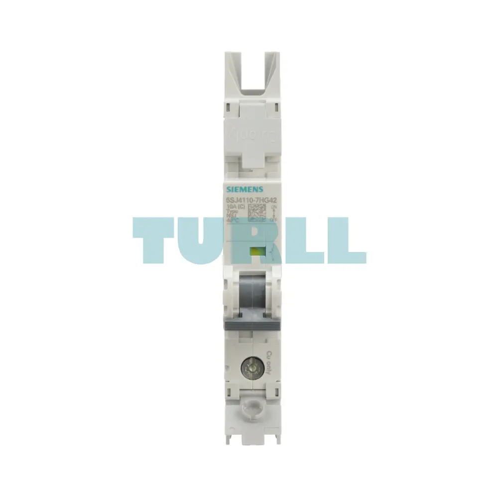 Siemens 5SJ4110-7HG42 Circuit Breaker 10kA, 1-Pole, 10A, Type C, UL 489-277V