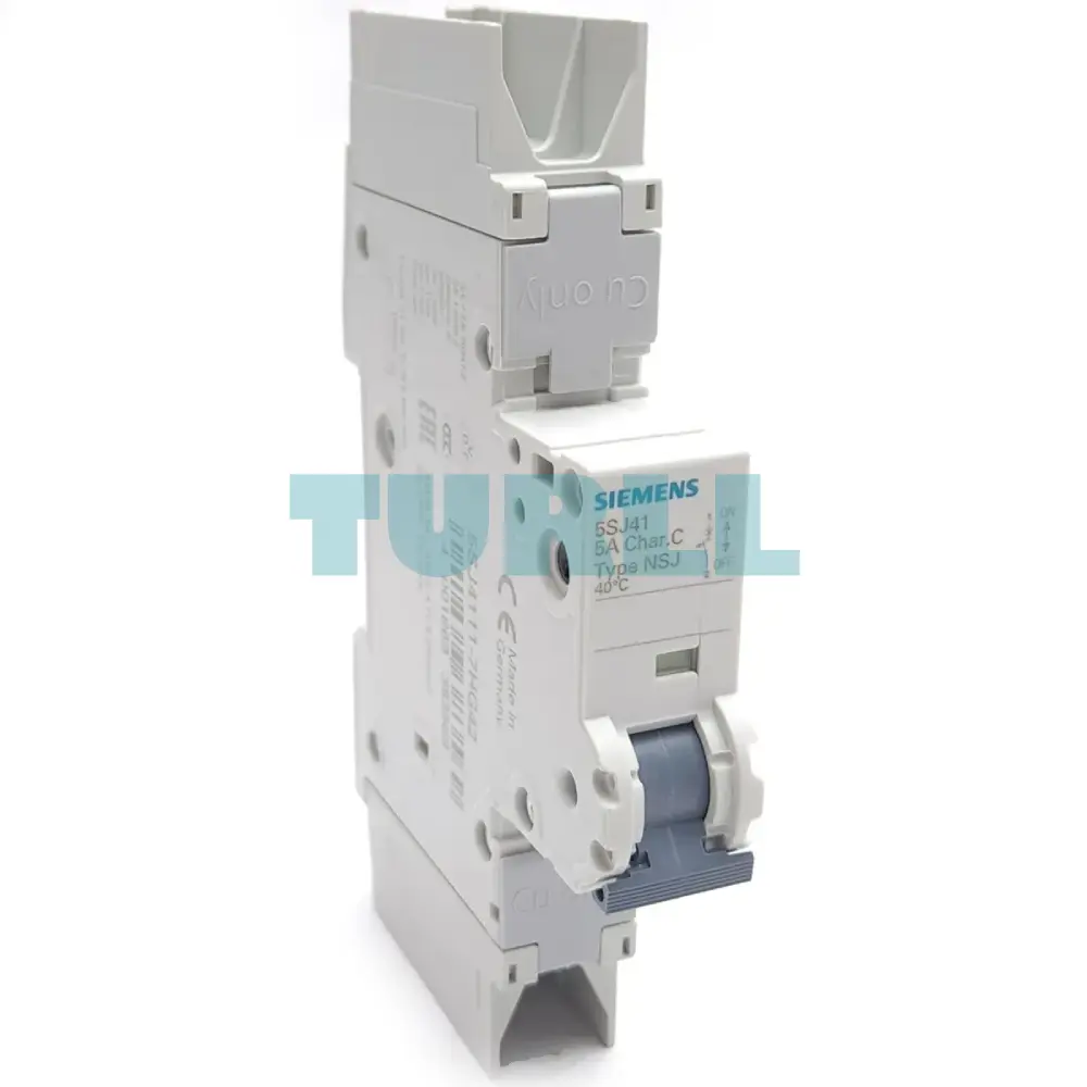 Siemens 5SJ4111-7HG42 Sentron Miniature Circuit Breaker 1-Pole, 5A, Class C, 10kA, UL 489