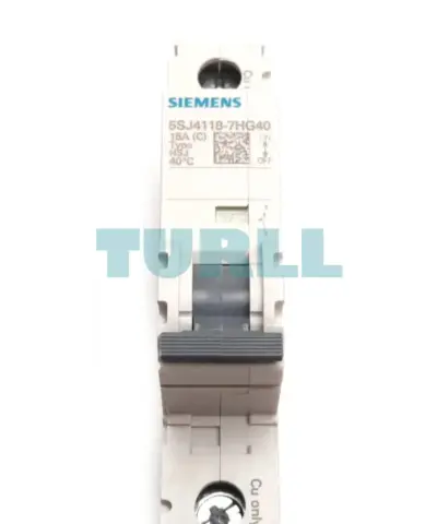 Siemens 5SJ4118-7HG40 Miniature Circuit Breaker 240V, 14kA, 1-Pole C 15A