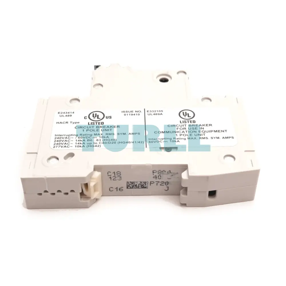 Siemens 5SJ4118-7HG40 Miniature Circuit Breaker 240V, 14kA, 1-Pole C 15A